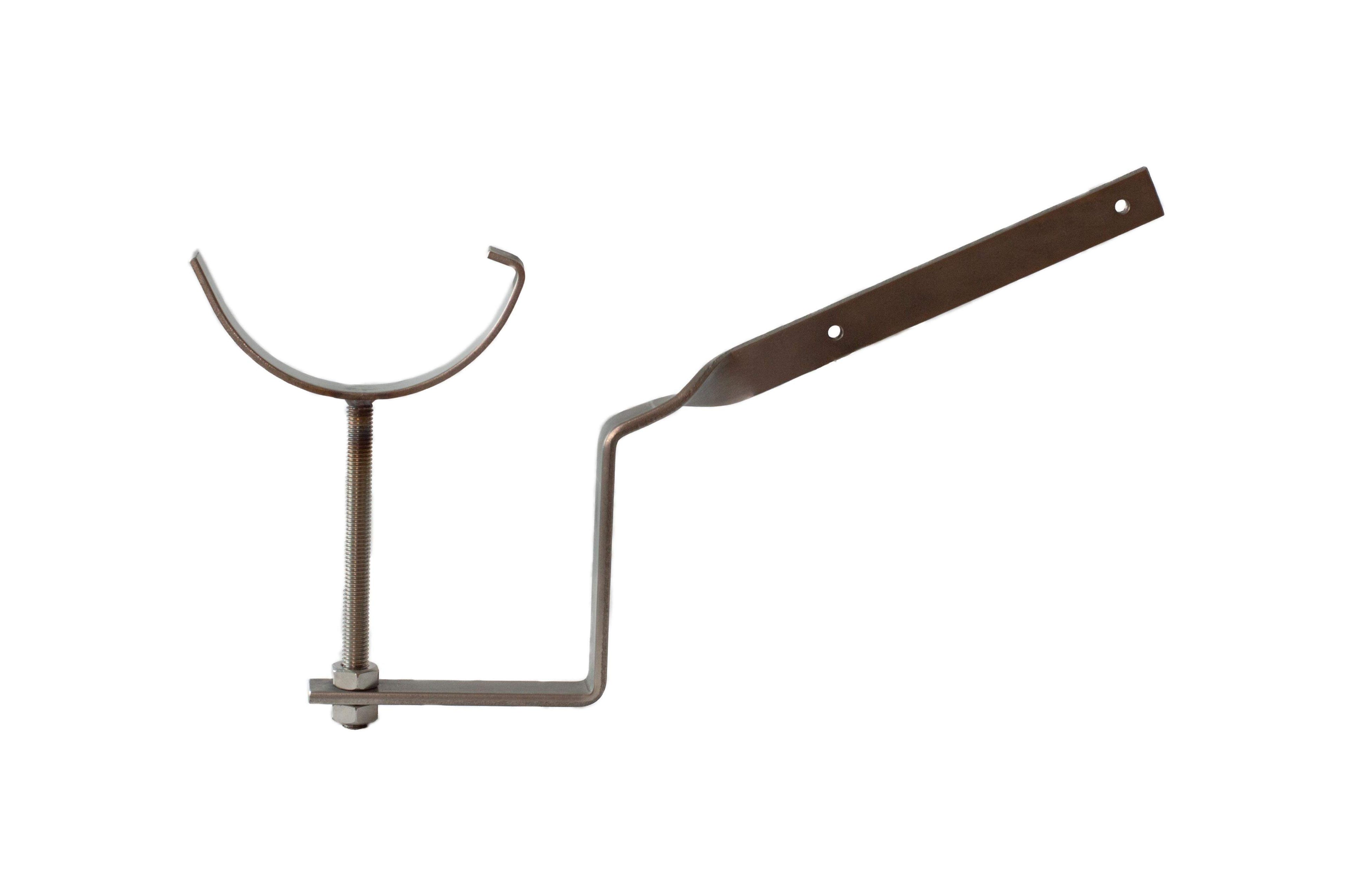 Side Rafter Rise & Fall Stainless Steel Bracket For 6"/150mm Half Round Cast Iron Gutter