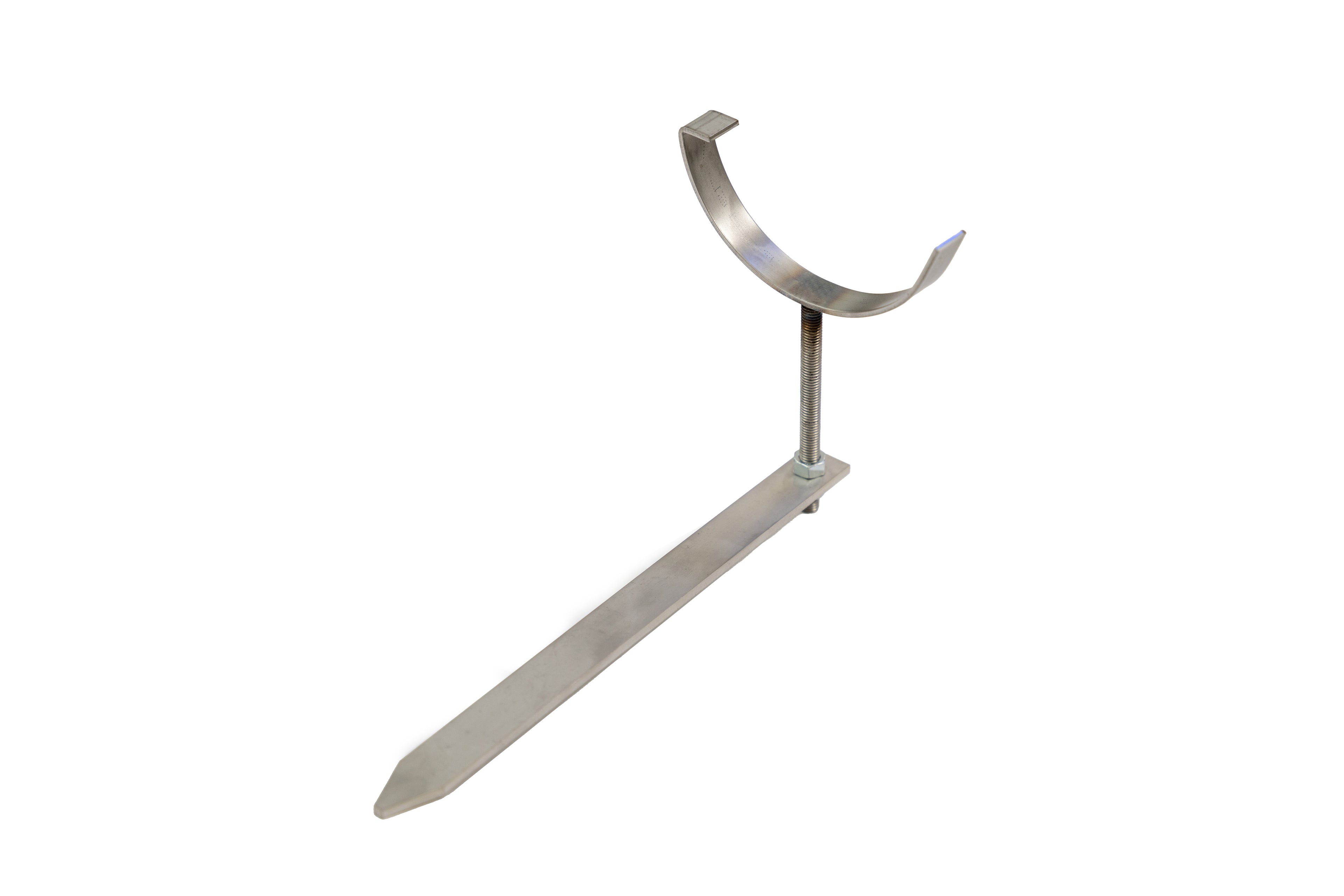 Stainless Steel Rise & Fall Drive In Bracket For 6"/150mm Half Round Cast Iron Gutter