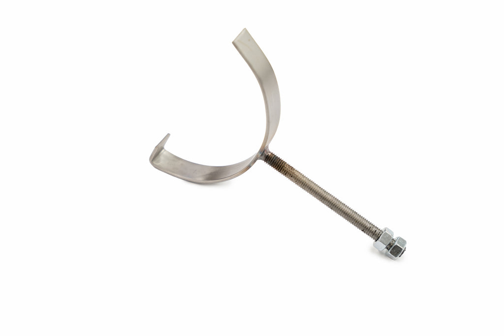 Stainless Steel Rise & Fall Drive In Bracket For 6"/150mm Half Round Cast Iron Gutter