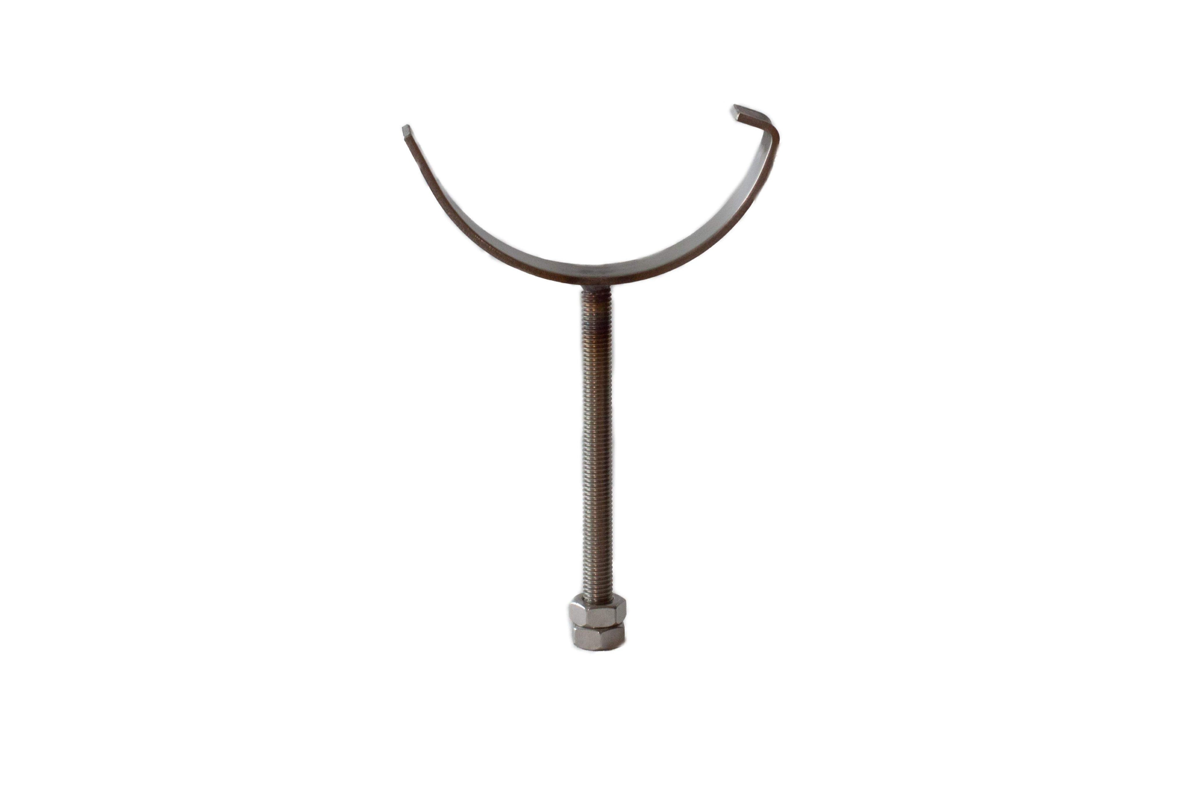 Side Rafter Rise & Fall Stainless Steel Bracket For 6"/150mm Half Round Cast Iron Gutter