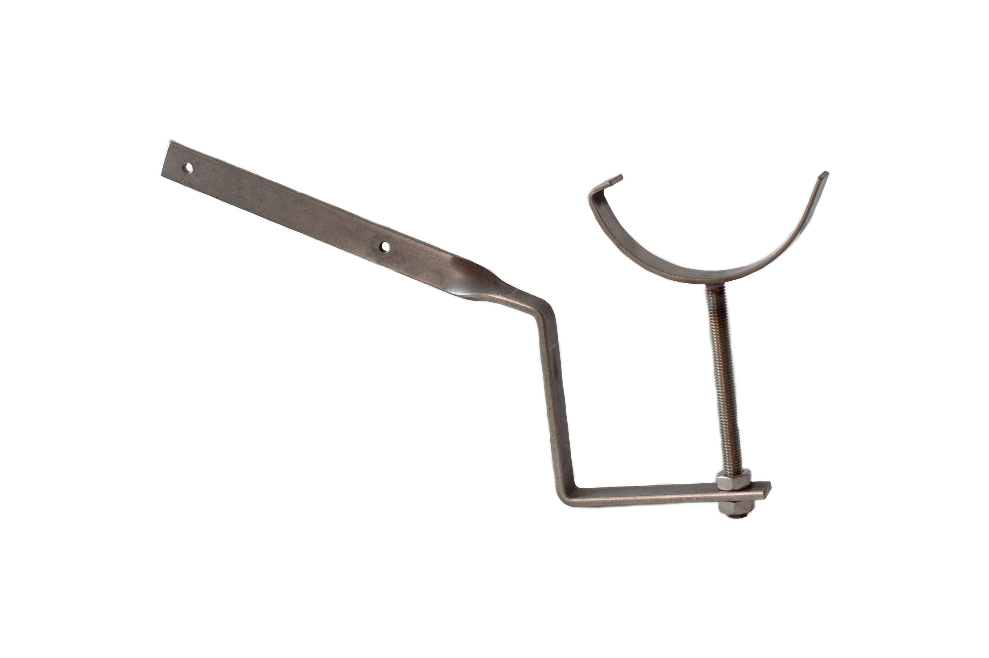 Side Rafter Rise & Fall Stainless Steel Bracket For 6"/150mm Half Round Cast Iron Gutter
