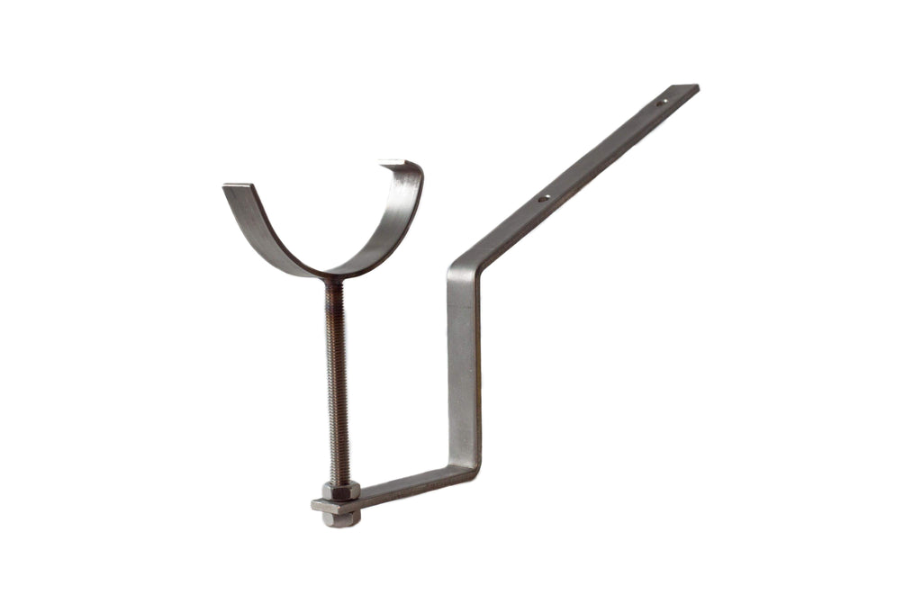 Top Rafter Rise & Fall Stainless Steel Bracket For 6"/150mm Half Round Cast Iron Gutter