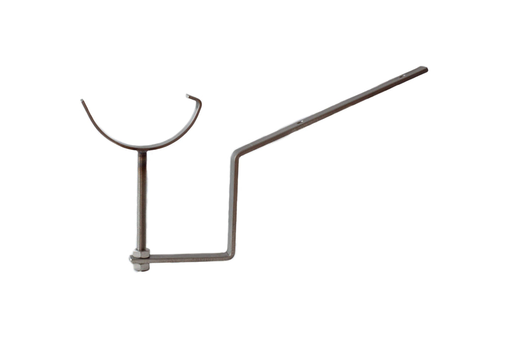 Top Rafter Rise & Fall Stainless Steel Bracket For 6"/150mm Half Round Cast Iron Gutter