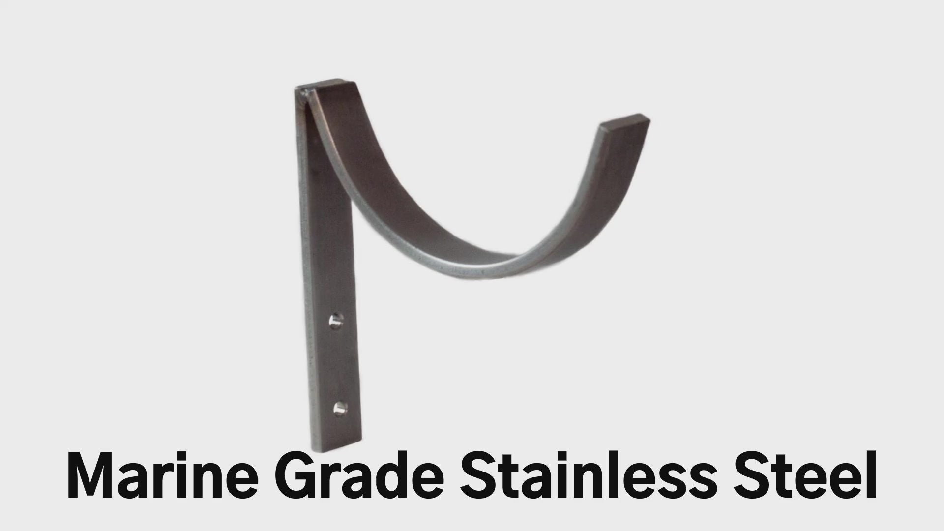 Stainless Steel Metal Gutter Repair Bracket For Half Round Cast Iron Gutter (5"/125mm)